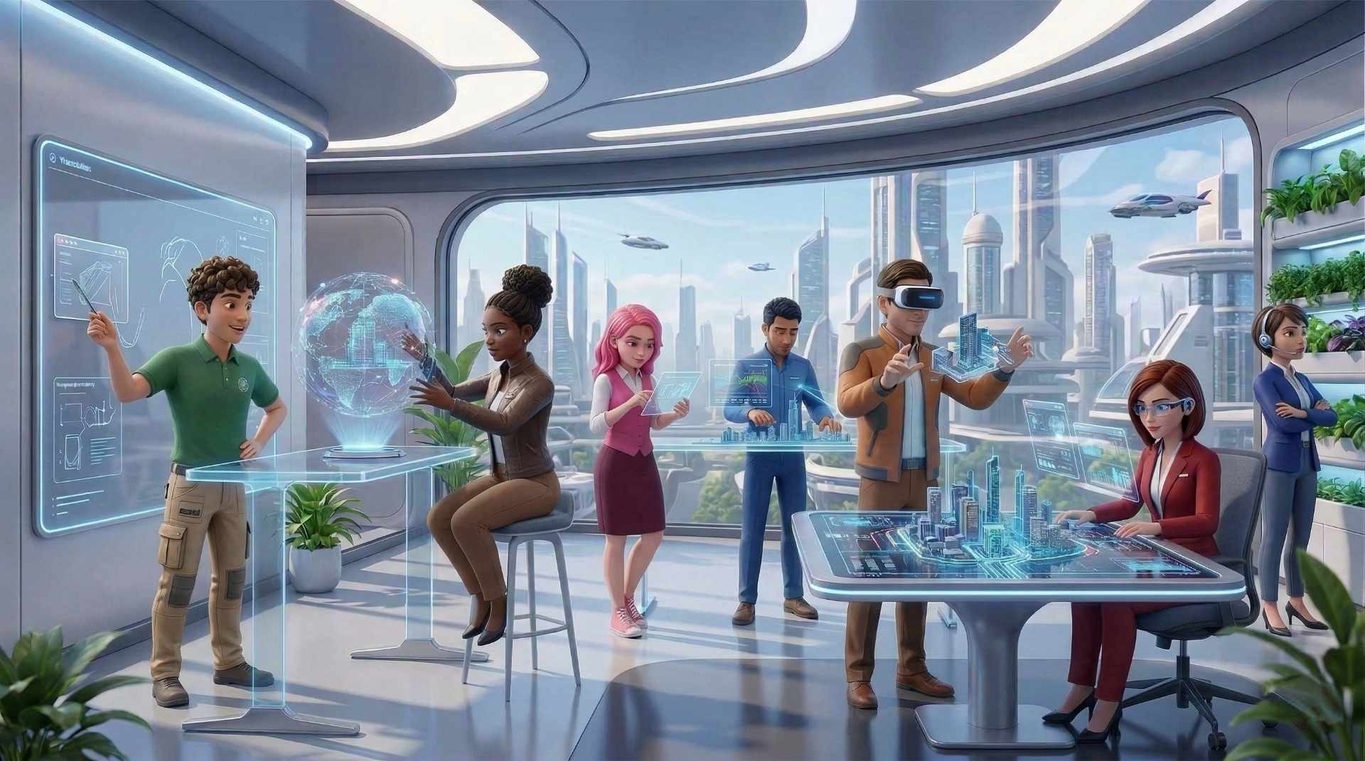 VersalIA Office Background